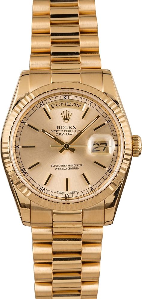 used rolex presidential